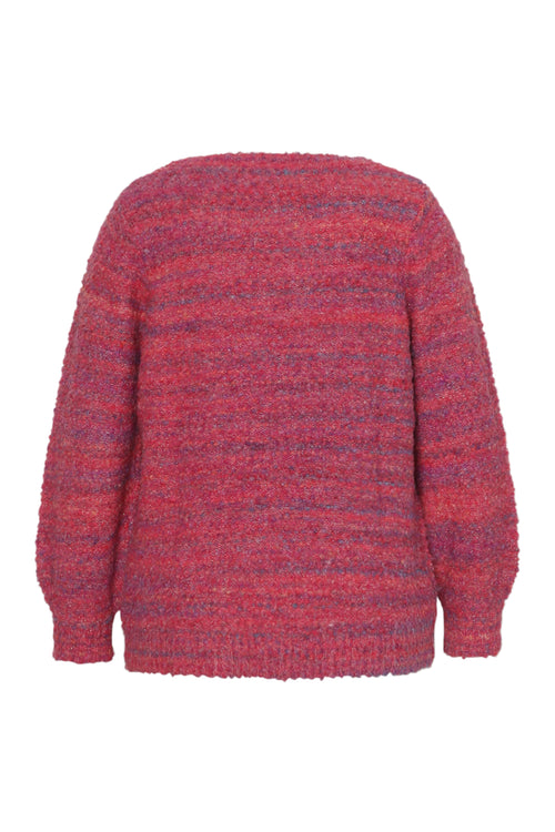 Pullover aus Bouclé-Strick-Paprika-8