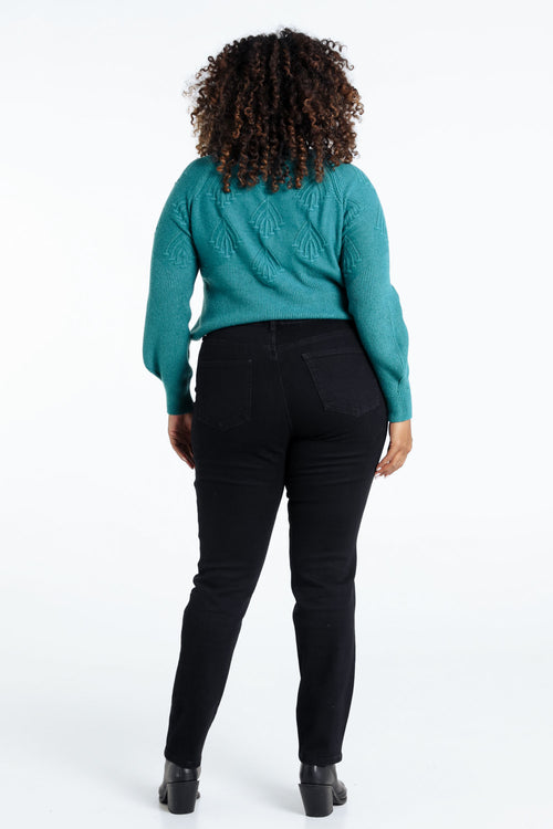 Slim-Fit-Jeans „Louise“ L32 mit 5 Taschen-Paprika-2