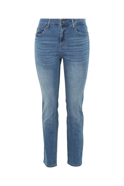 Slim-Fit-Jeans „Louise“ L32 mit 5 Taschen-Paprika-10