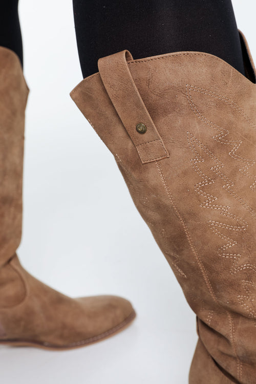 Bestickte Cowboystiefel-Paprika-6