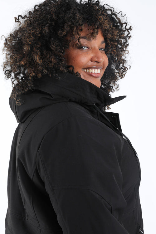 Uni Parka mit Kapuze-Paprika-5