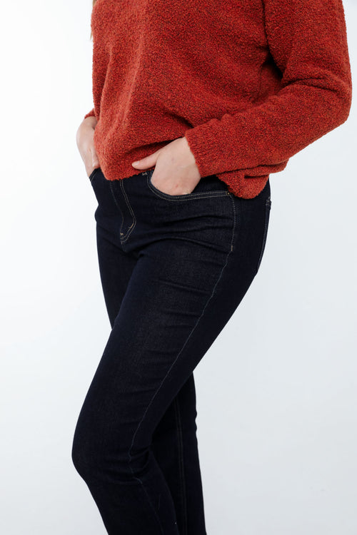 7/8-Jeans in Slim-Fit-Passform „Louise“-Paprika-5