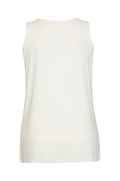 Uni Tanktop aus Viskose-Paprika-6