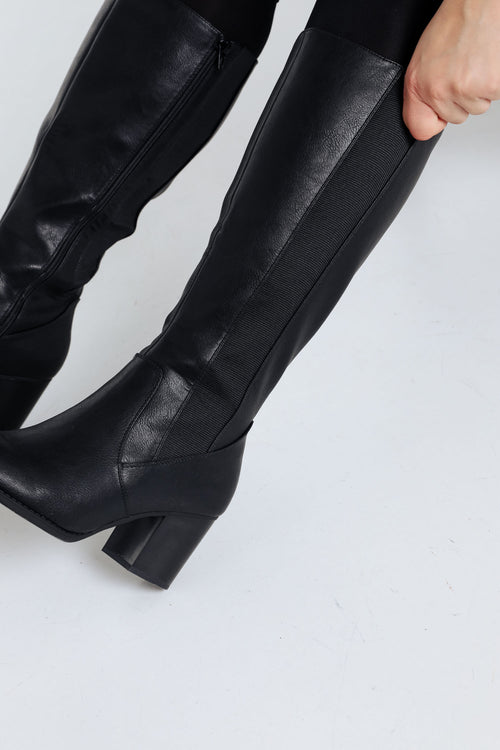  Klassische Stiefel mit Absatz-Paprika-4