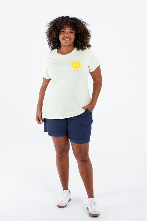 T-shirt aus Baumwolle mit Smile-Print-Paprika-8