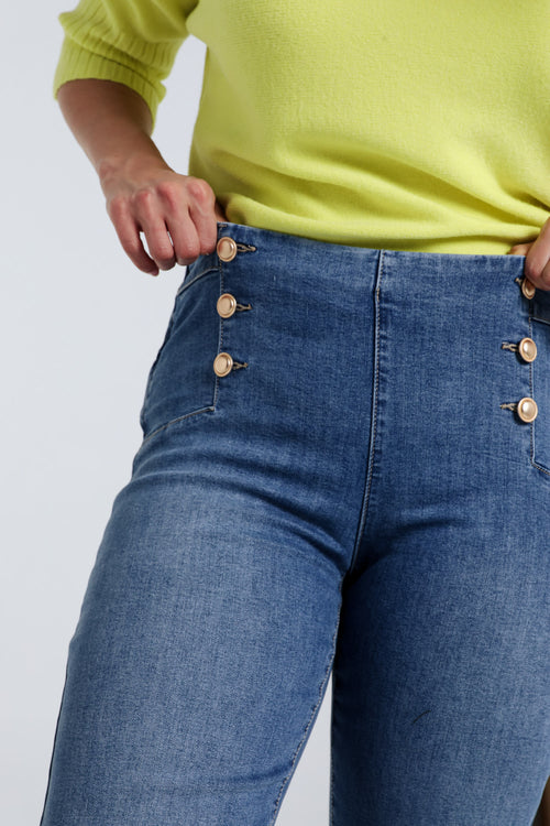 Weite Jeans mit 6 Knöpfen-Paprika-5