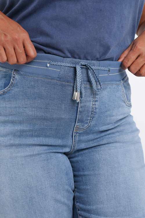 Jegging large Lolly 7/8 en denim-Paprika-6