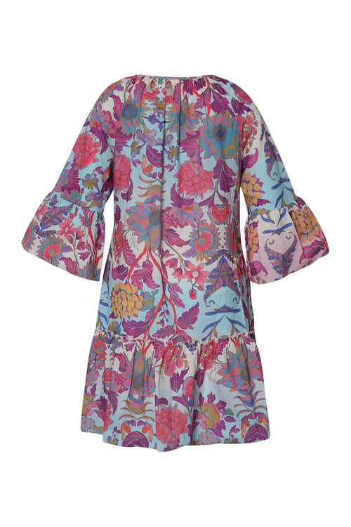 Bluse aus Baumwolle mit floralem Druck-Paprika-11