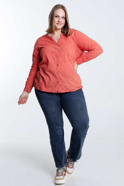  Baumwollbluse mit Stickereien     -Paprika-9