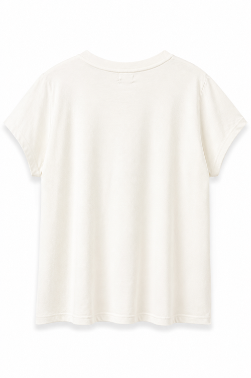 T-shirt en coton uni-Paprika-2