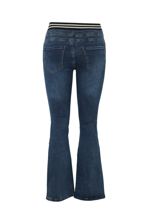 Unifarbene Schlagjeans-Leggings ‚Lolly