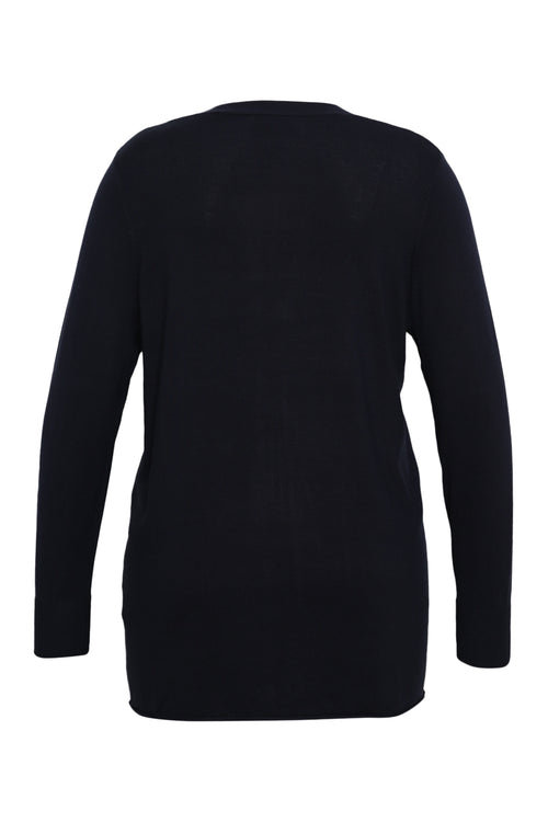 Cardigan fin en viscose uni-Paprika-11