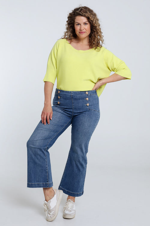 Weite Jeans mit 6 Knöpfen-Paprika-9