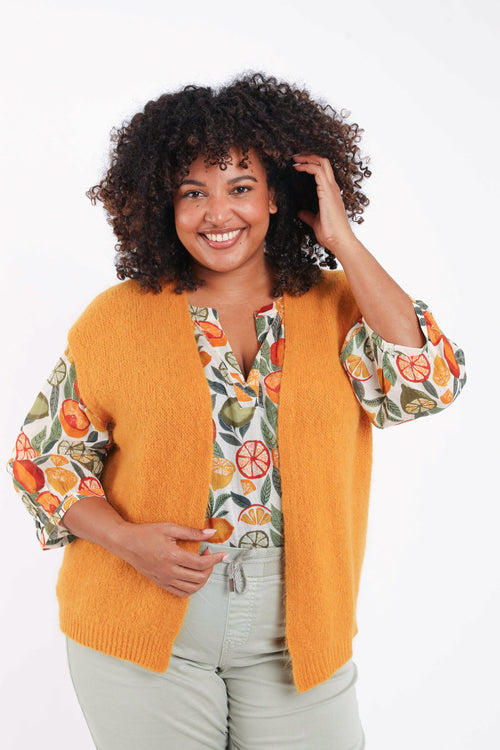 Gilet sans manches uni-Paprika-5