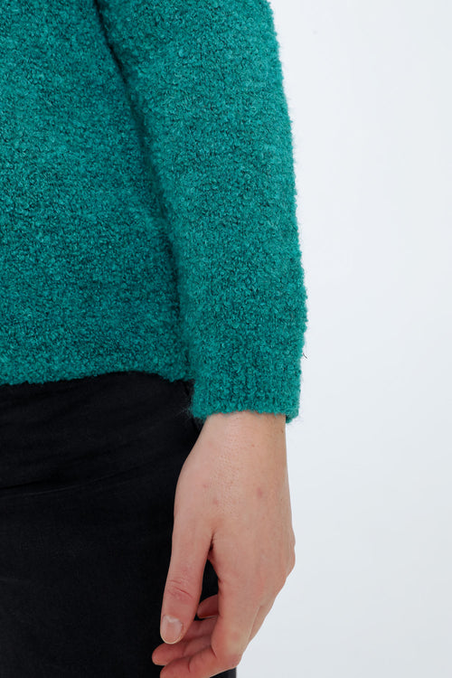 Schlichter Pullover aus Schlingenstrick-Paprika-5