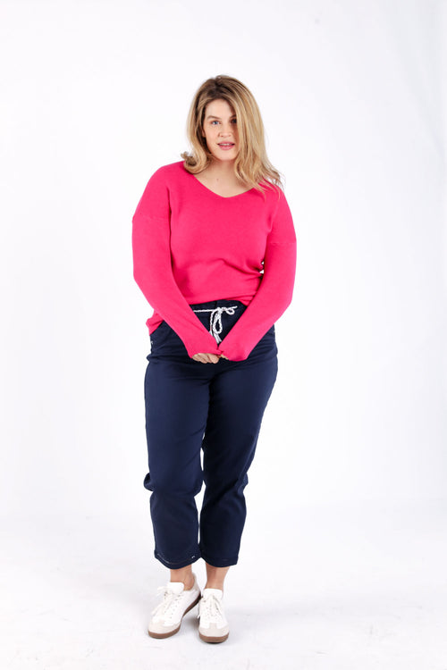 Uni Baumwoll-Chino-Paprika-8