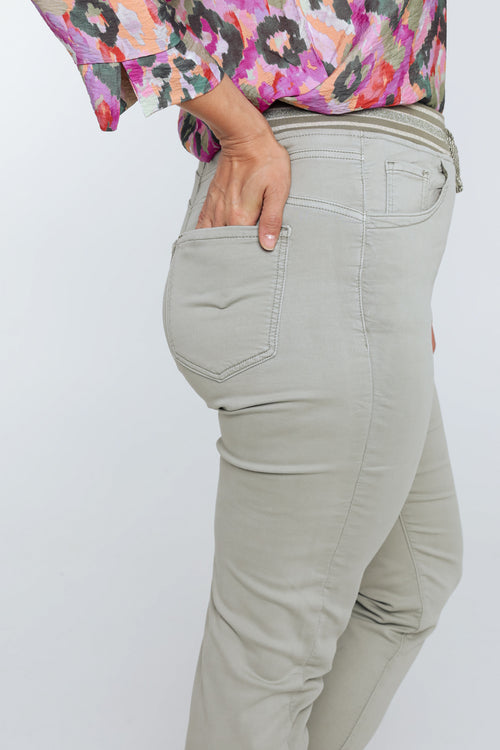 Unifarbene Slim-Fit-3/4-Jeggings „Lolly“ mit 5 Taschen-Paprika-4