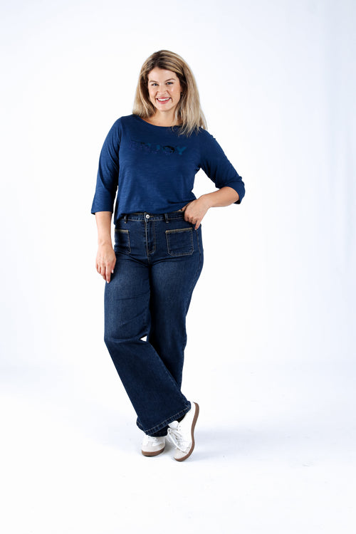 Uni Baumwoll-T-Shirt Enjoy-Paprika-5