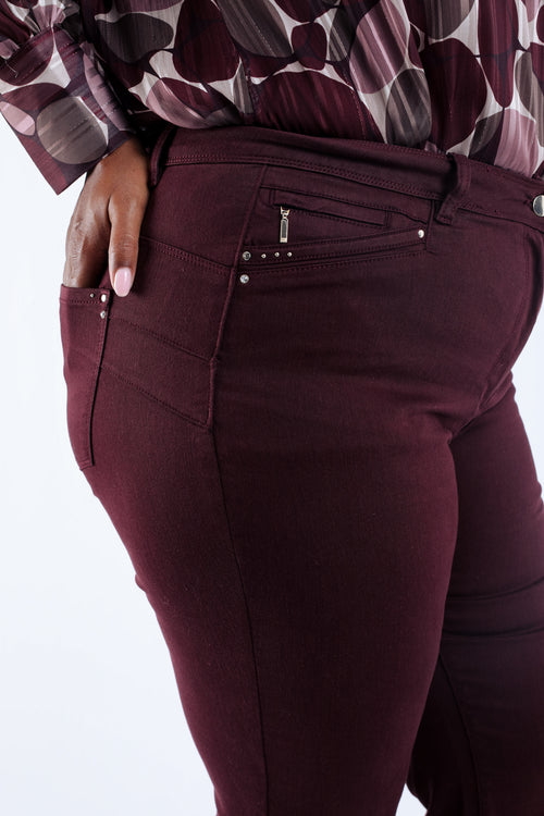 Gerade Hose Mia L 32-Paprika-4