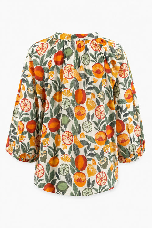 Blouse imprimé agrumes-Paprika-12
