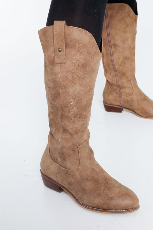 Bestickte Cowboystiefel-Paprika-2