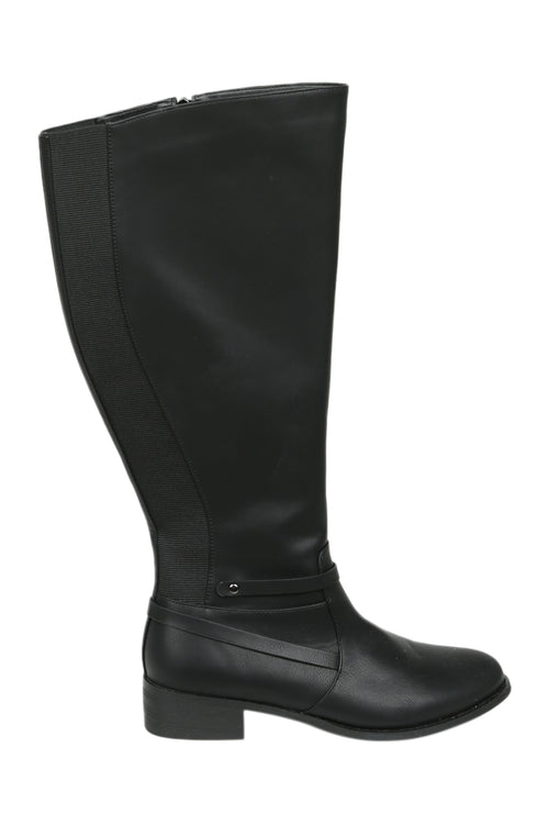 Flache Reiterstiefel-Paprika-5