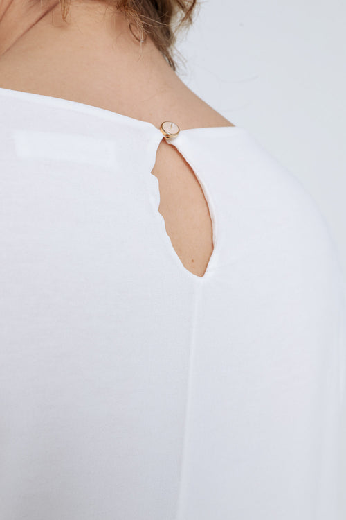 Einfarbige Bluse mit Schmuck-Paprika-6