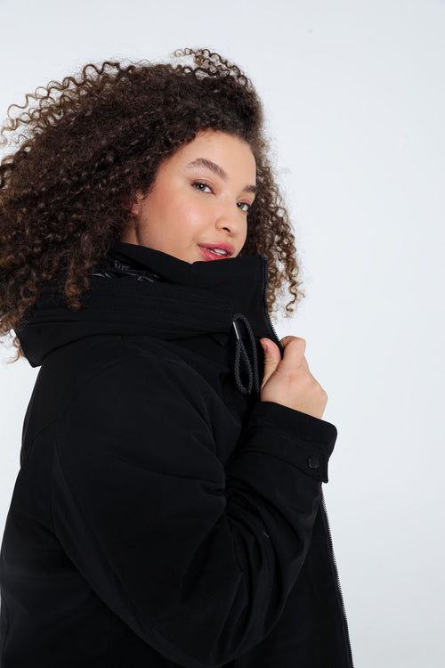 Parka mit abnehmbare Kapuze-Paprika-4