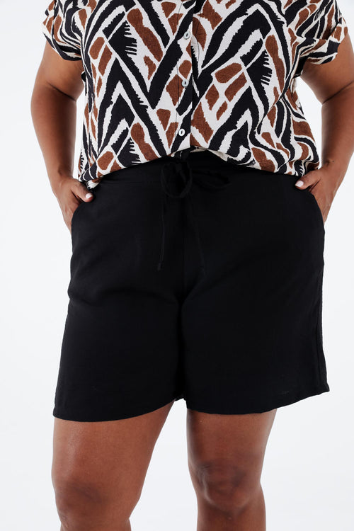 Uni-Viskose-Shorts-Paprika-1
