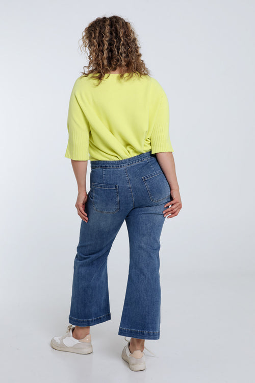Weite Jeans mit 6 Knöpfen-Paprika-2