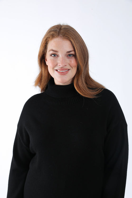 Uni Strickkleid-Paprika-1