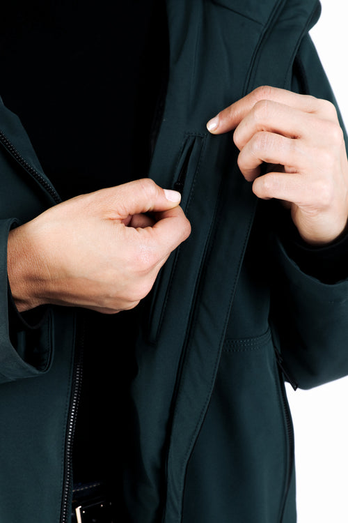 Parka unie avec capuche-Paprika-7