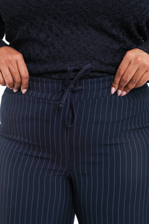 Gestreifte weite Hose-Paprika-3