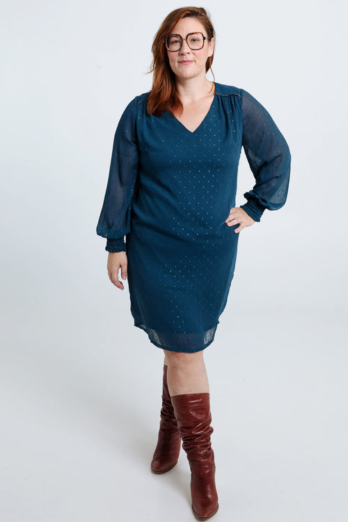 Kurzes, einfarbiges Kleid mit Schulterausschnitten-Paprika-8