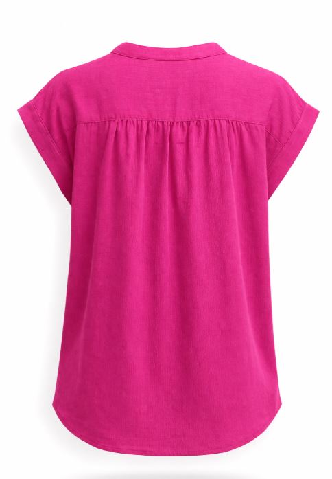 Top en coton uni-Paprika-2