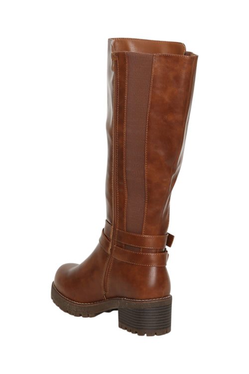 Stiefel mit doppelter Schnalle-Paprika-3