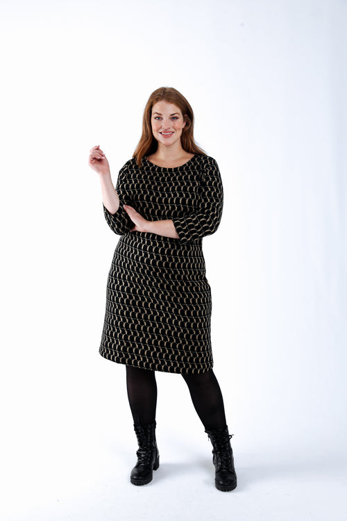 Robe jacquard-Paprika-6