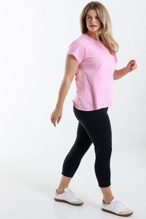 3/4 Leggings aus Bio-Baumwolle-Paprika-8