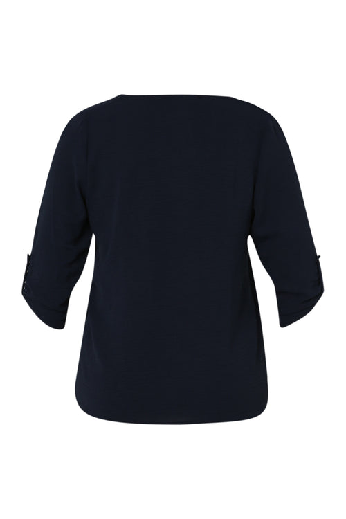Einfarbige Bluse-Paprika-11