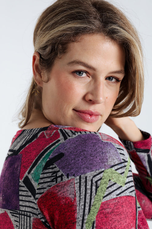 T-Shirt mit grafischem Print-Paprika-5