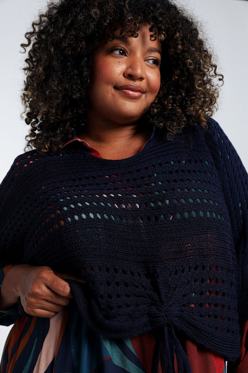 Kurzer, unifarbener Pullover aus Viskose-Paprika-6