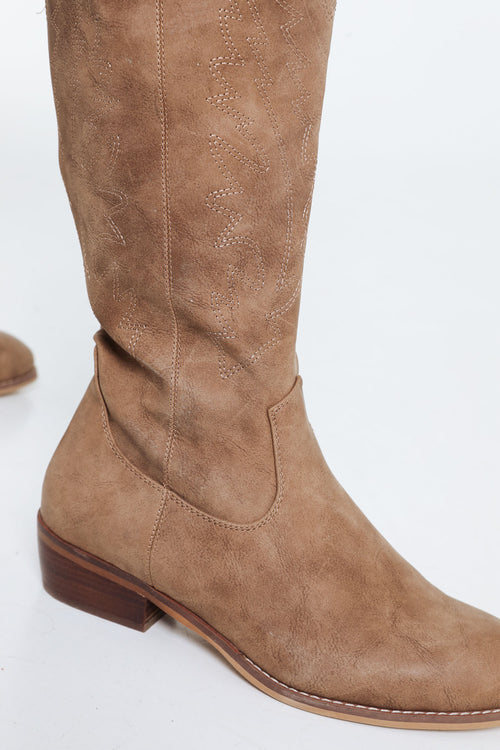 Bestickte Cowboystiefel-Paprika-8