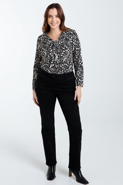 Pantalon droit Mia L32-Paprika-8