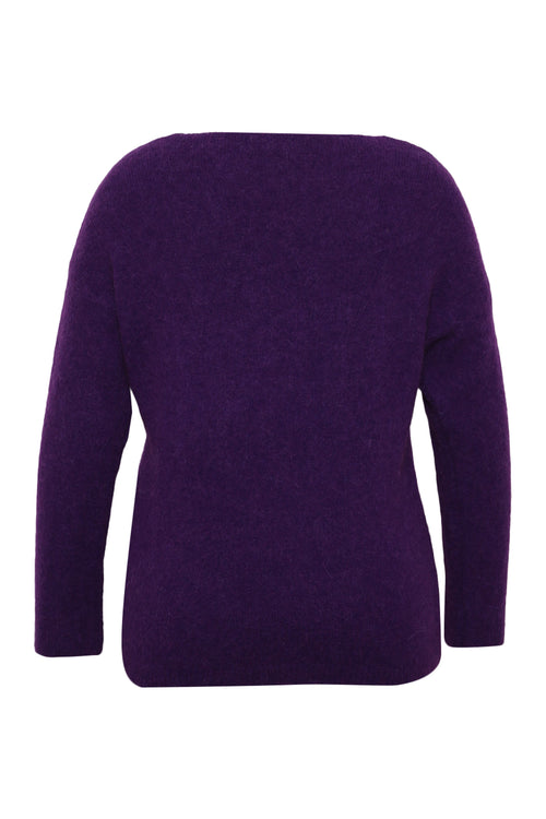 Pull avec alpaga uni-Paprika-9