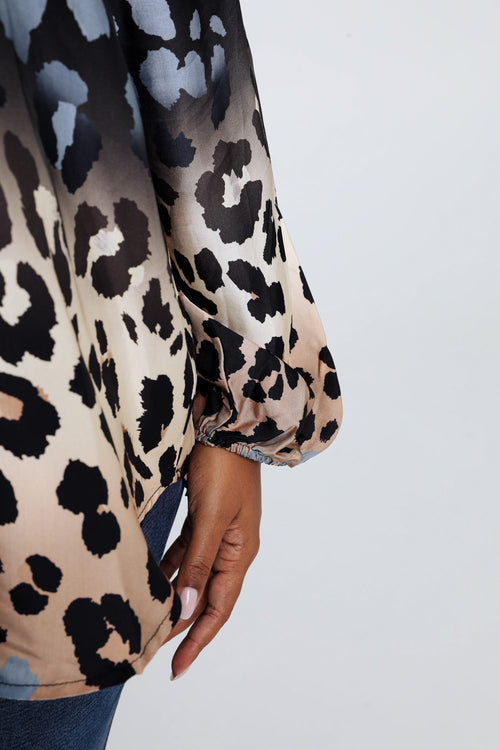 Viskosebluse mit Animal-Print-Paprika-5