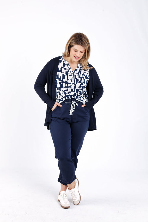 Cardigan fin en viscose uni-Paprika-7