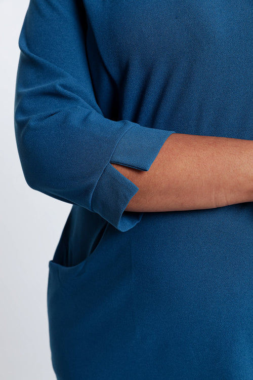 Robe housse unie-Paprika-4