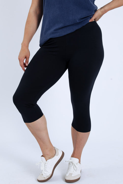 Corsaire legging en coton uni-Paprika-2