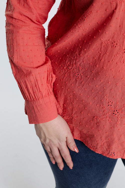  Baumwollbluse mit Stickereien     -Paprika-6