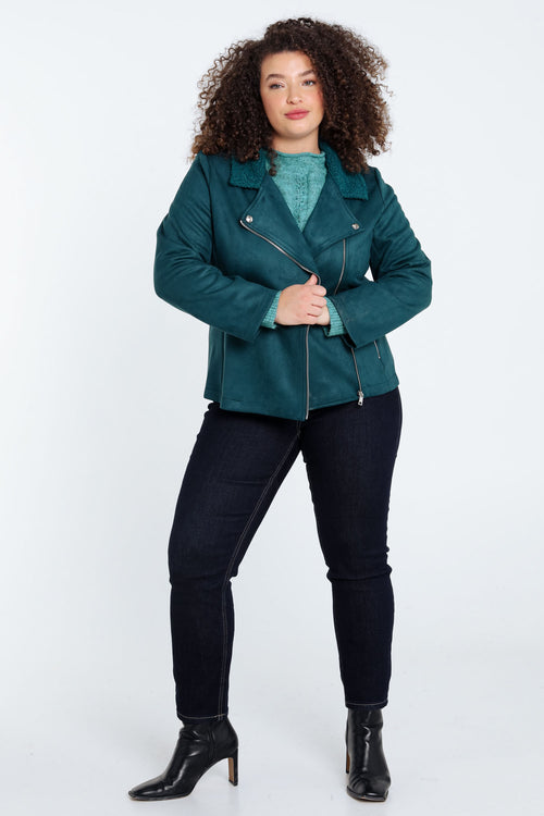 Perfecto uni col bouclette-Paprika-7